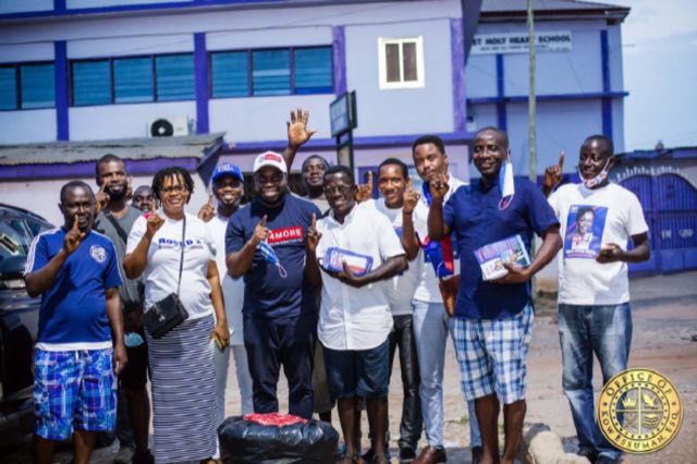 Campaigning in Ablekuma West in 2020