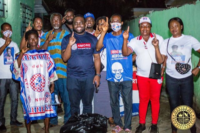Campaigning in Ablekuma West in 2020