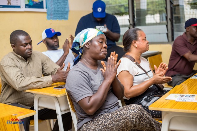 Licence to Earn training session in Ablekuma West