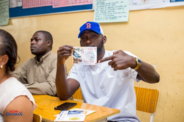 Licence to Earn training session in Ablekuma West
