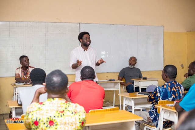 Licence to Earn training session in Ablekuma West