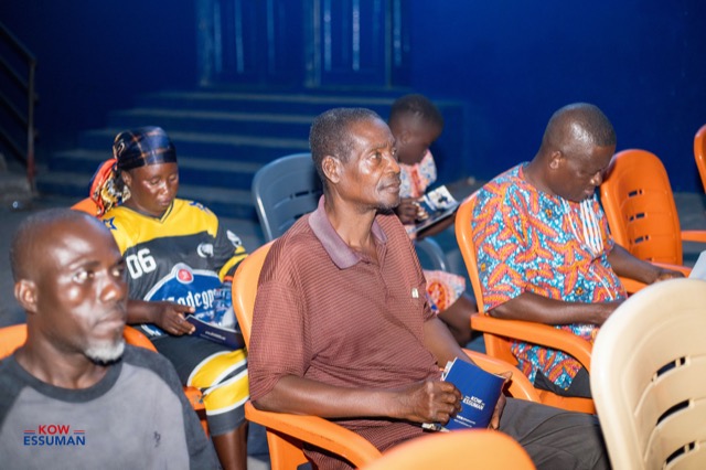 Evening meeting in Mpoase