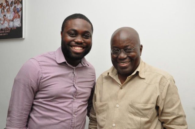 With President Akufo-Addo in 2014